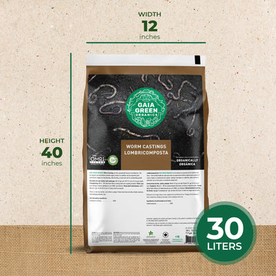 GAIA GREEN 10 Kg All Purpose Soil & 10 Kg Power Bloom & 30L Worm Castings Powder