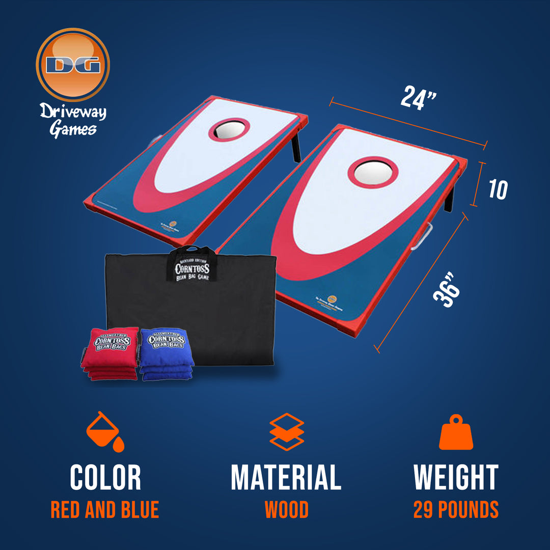 Driveway Games Backyard Edition Cornhole Bean Bag Game w/ Carry Bag (Open Box)