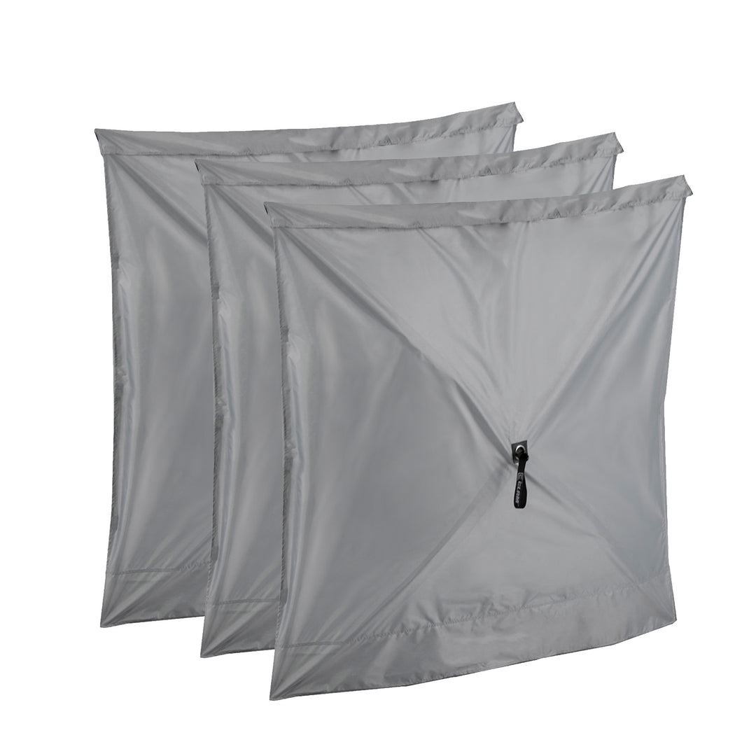 Clam Quick Set Gray Wind & Sun Panels, Accessory Only (3 pack) (Open Box)