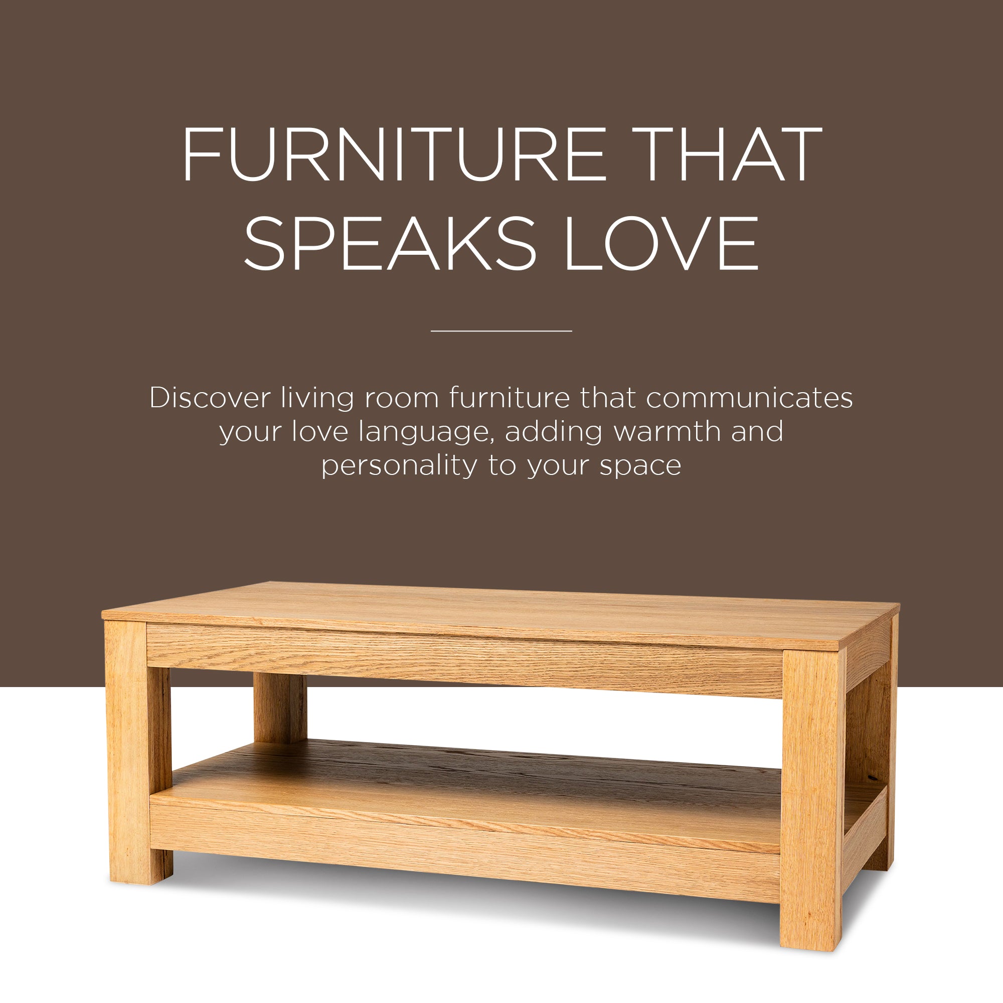 Maven Lane Paulo Wooden Coffee Table in Weathered Natural Finish - VMInnovations