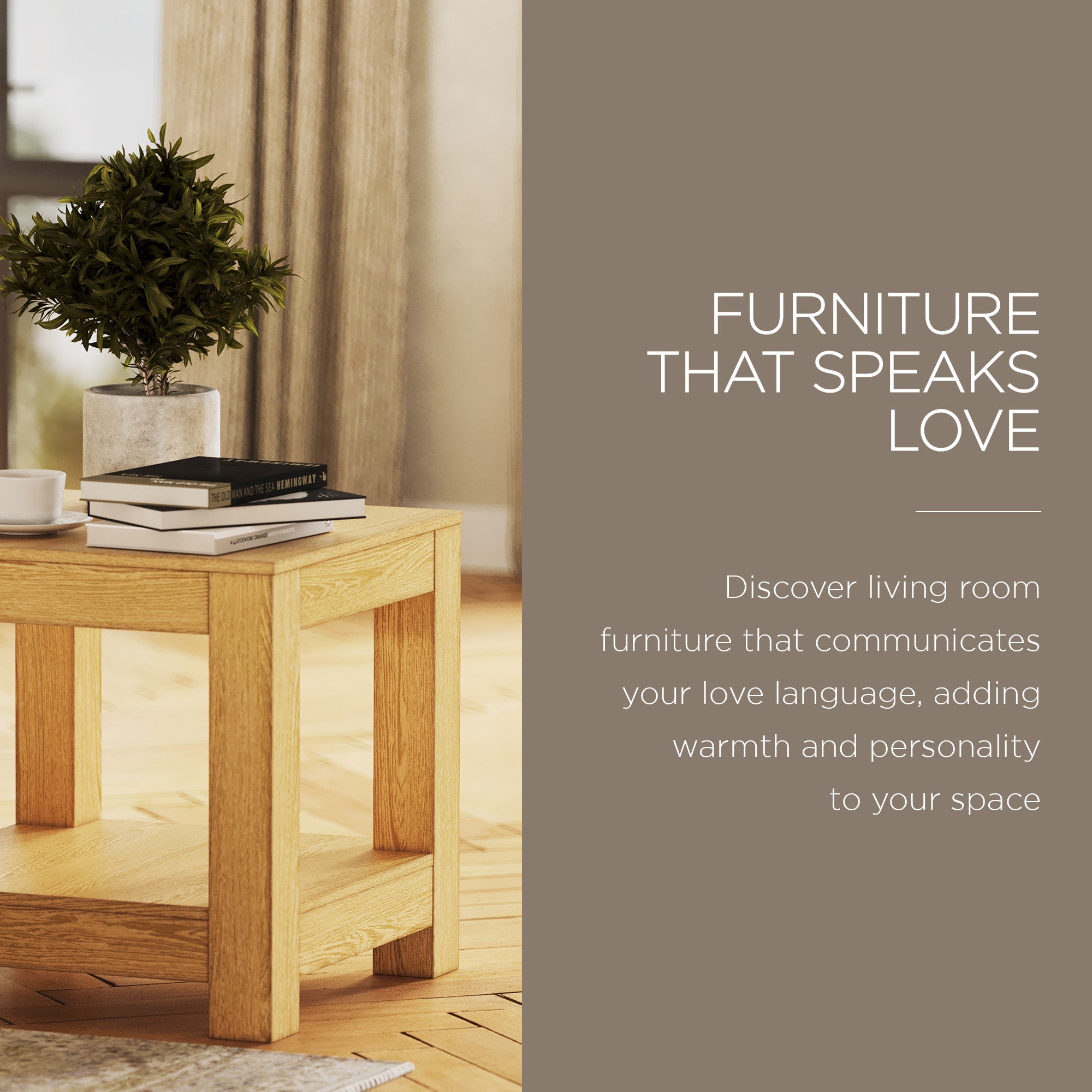 Maven Lane Paulo Wooden Side Table in Weathered Natural Finish (Open Box) - VMInnovations