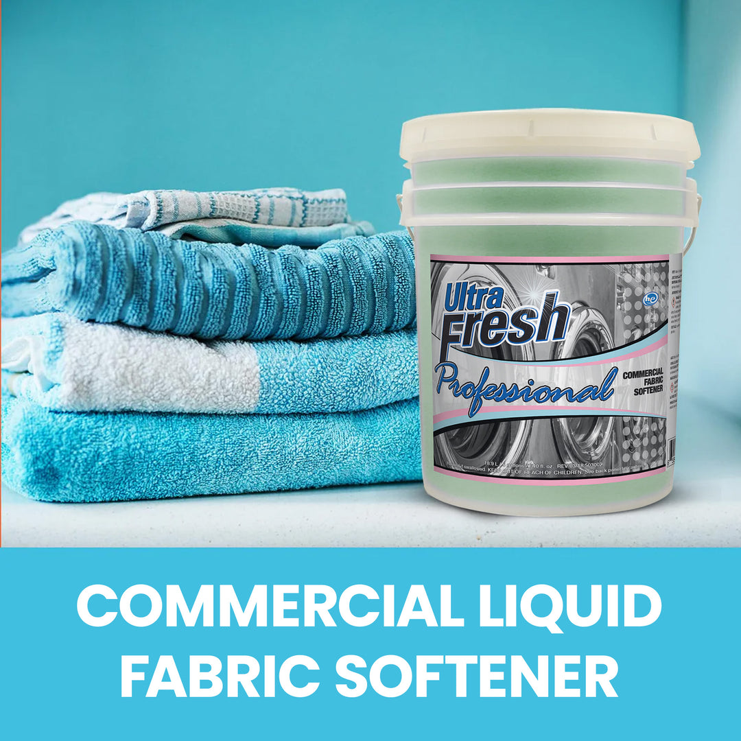 Ultra Fresh Professional 5 Gal Fabric Softener, Up to 640 Loads, Fresh Scent - VMInnovations