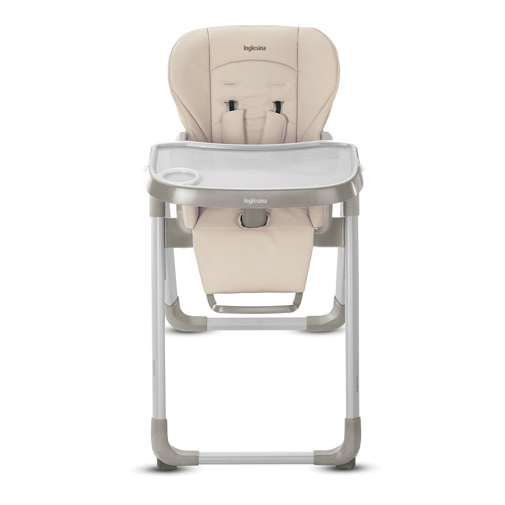 Inglesina My time Foldable Easy Clean Baby High Chair w/ Removable Tray, Butter - VMInnovations