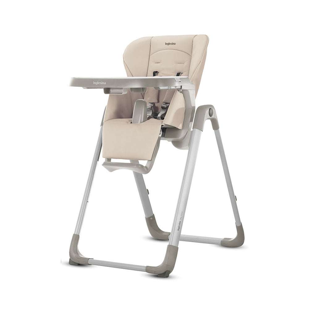 Inglesina My time Foldable Easy Clean Baby High Chair w/ Removable Tray, Butter - VMInnovations