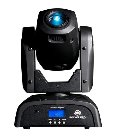 ADJ Pocket Pro AC 100 to 240V 25 Watt LED Light Fixture Moving Head, Multi Color
