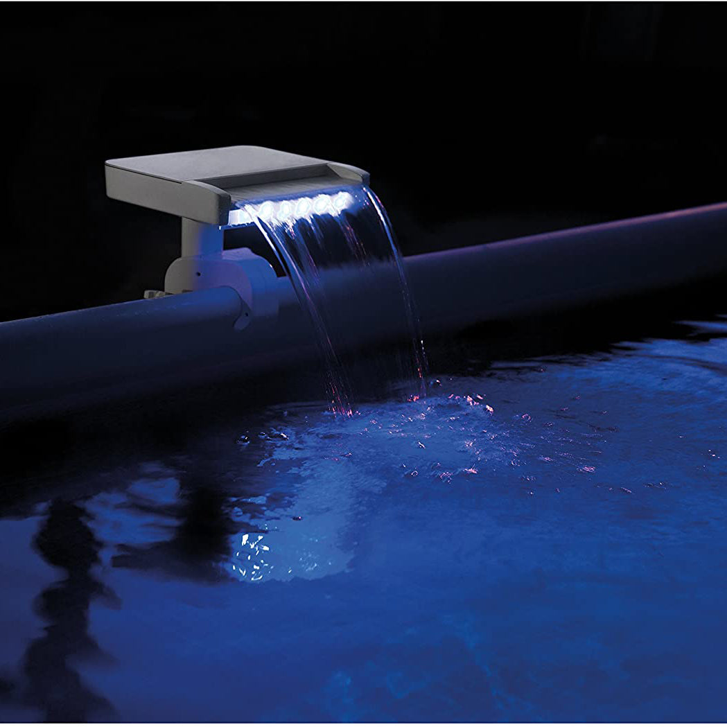 Intex 28090E Above Ground Pool 3 Colored LED Relaxing Waterfall Cascade (Used) - VMInnovations
