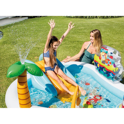 Intex Kid Friendly Inflatable Water Fishing Fun Play Toy Center, 48 Gal (Used)