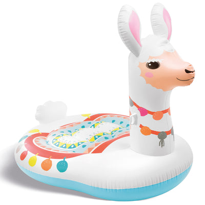 Intex 57294EP Giant Mega Llama Island Ride On Swimming Pool Float (Open Box)