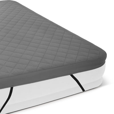 Intex Queen Quilted Airbed Cover for Air Mattress up to 22 Inches Tall(Open Box)