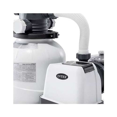 Intex 2100 GPH Above Ground Pool Sand Filter Pump w/ Automatic Timer (Brown Box)