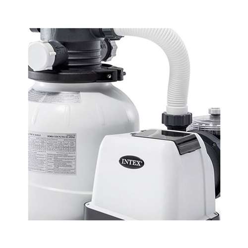 Intex 2100 GPH Above Ground Pool Sand Filter Pump w/ Automatic Timer (Brown Box)