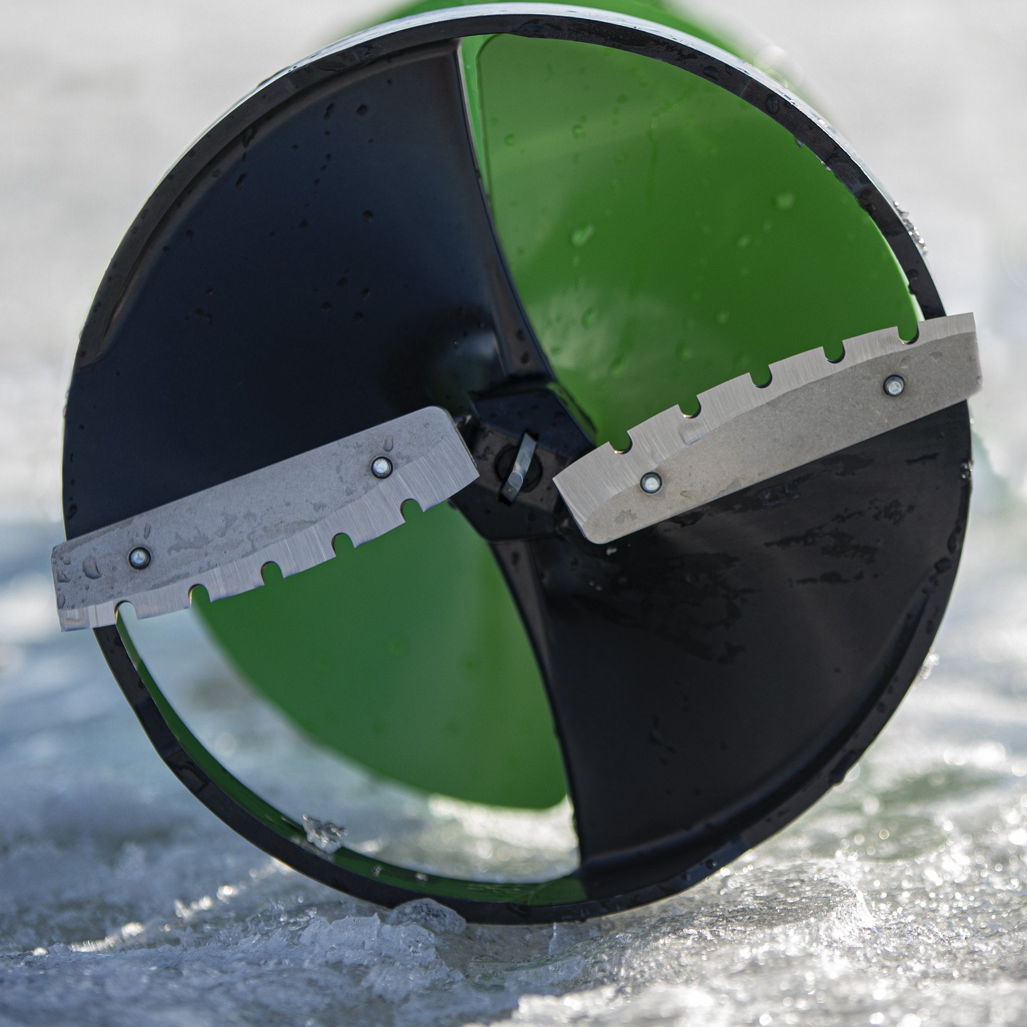 Durable 10" Stainless Replacement Threaded Blades For Ice Fishing (Open Box)