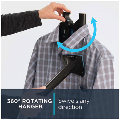 Rowenta 1500 Watt Clothes Garment Fabric Steamer with Rotating Hanger (Open Box)