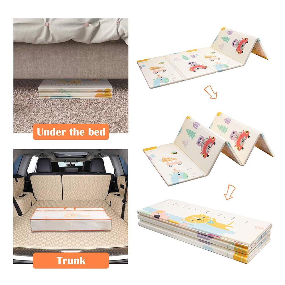 ISFC INSURFINSPORT Large Folding Portable Waterproof Crawling Pink Baby Play Mat - VMInnovations