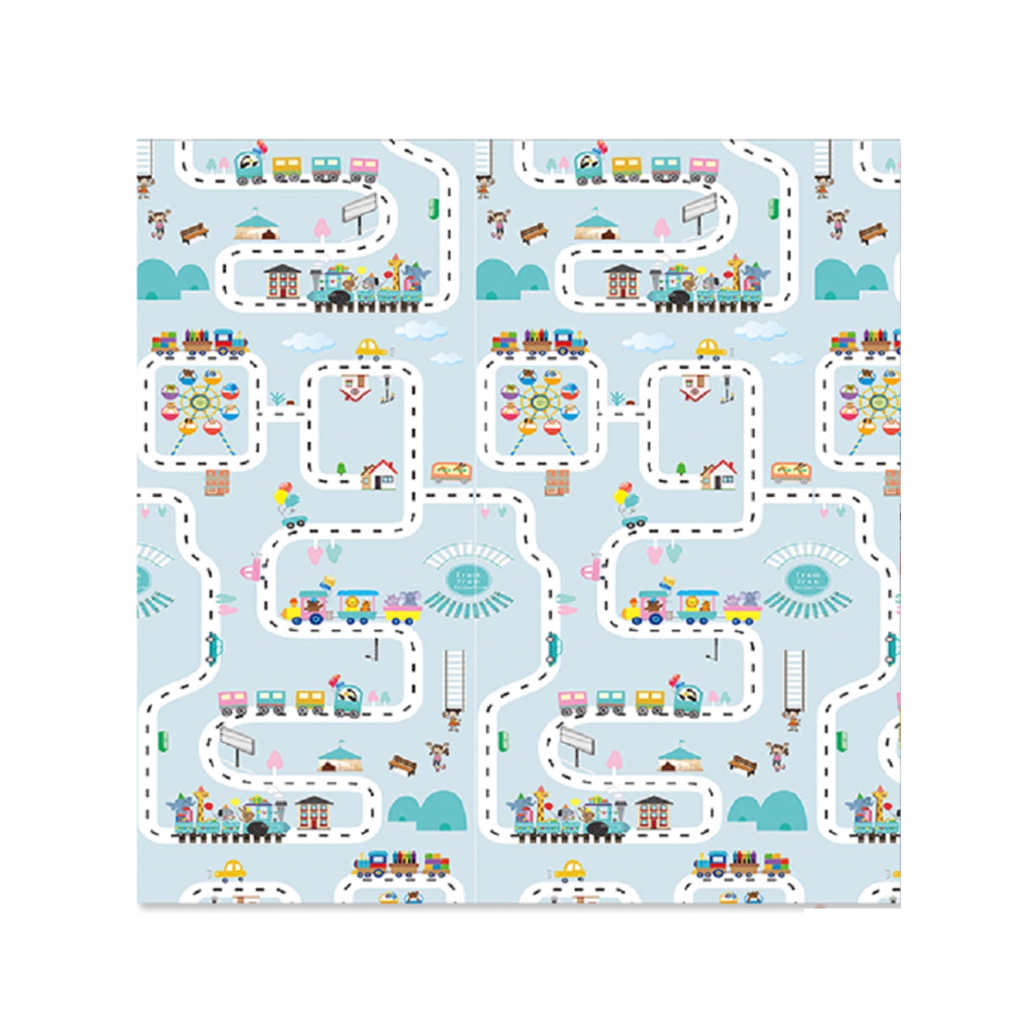 ISFC INSURFINSPORT Folding Portable Waterproof Blue Baby Play Mat (Open Box) - VMInnovations