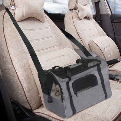 ISFC Foldable Breathable Mesh Pet Travel Carrier Bag for Cats & Dogs (Open Box)