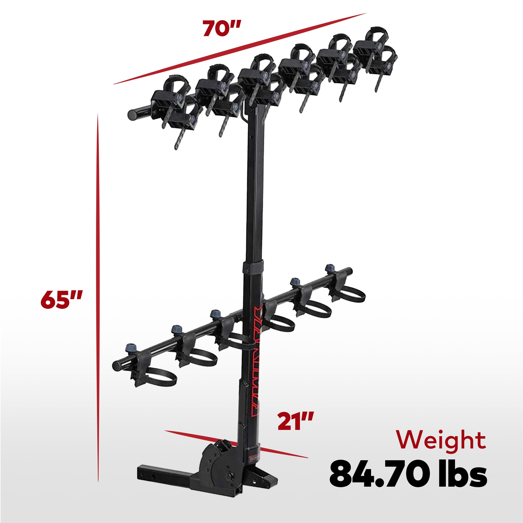 Yakima HangTight 6 Vertical Hitch Bike Rack for 2" Hitch Receivers (For Parts) - VMInnovations