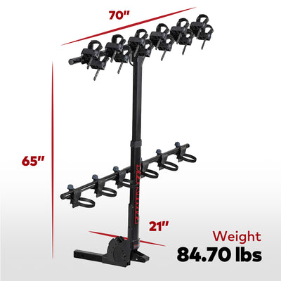 Yakima HangTight 6 Vertical Hitch Bike Rack for 2" Hitch Receivers (For Parts)