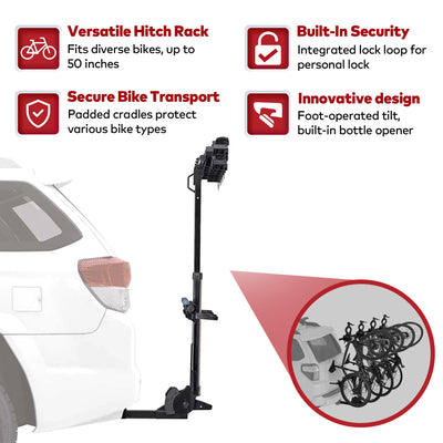 Yakima HangTight 6 Vertical Hitch Bike Rack for 2" Hitch Receivers (For Parts)