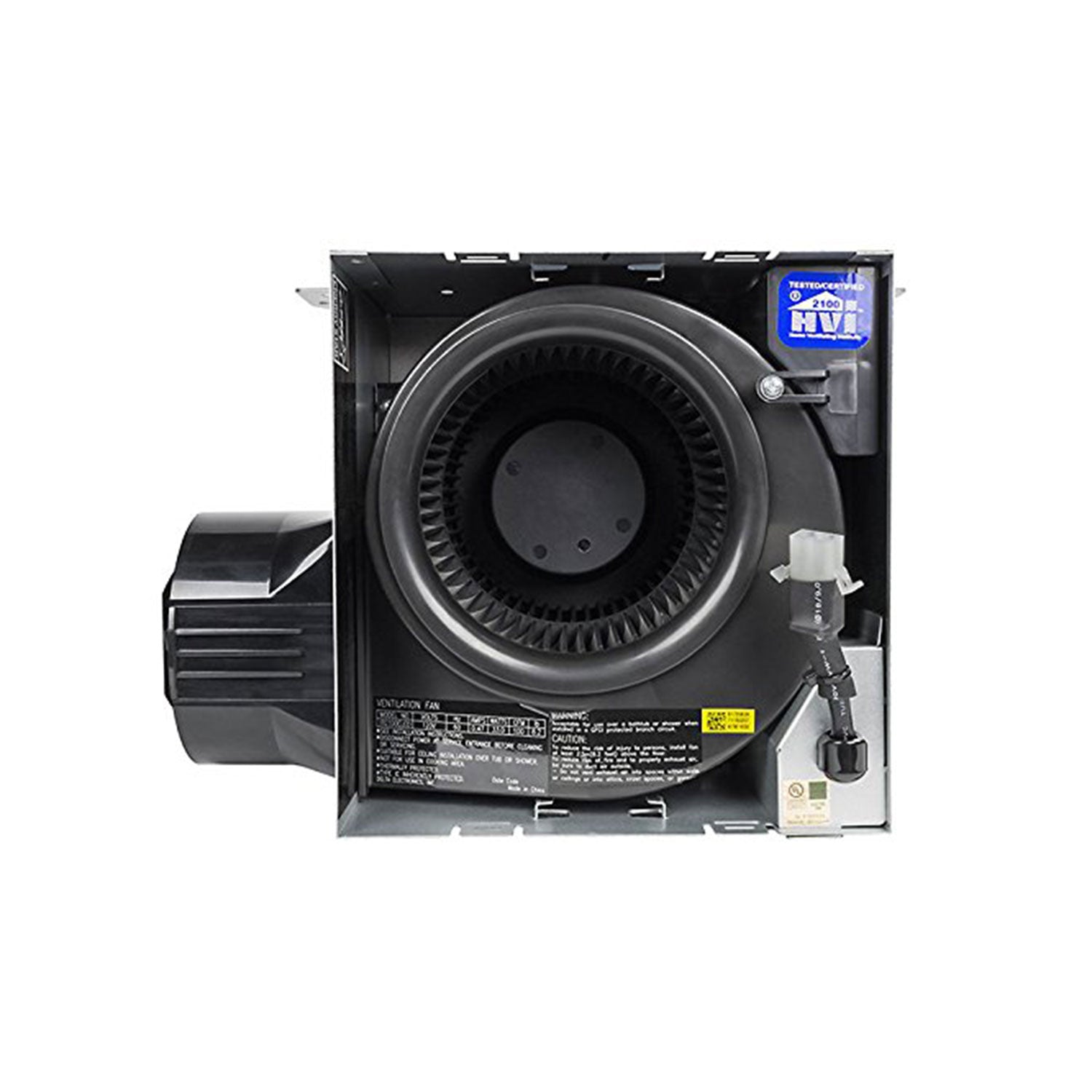 Delta Electronics 100 CFM Exhaust Bath Fan Edge Lit Dimmable LED Light (2 Pack)