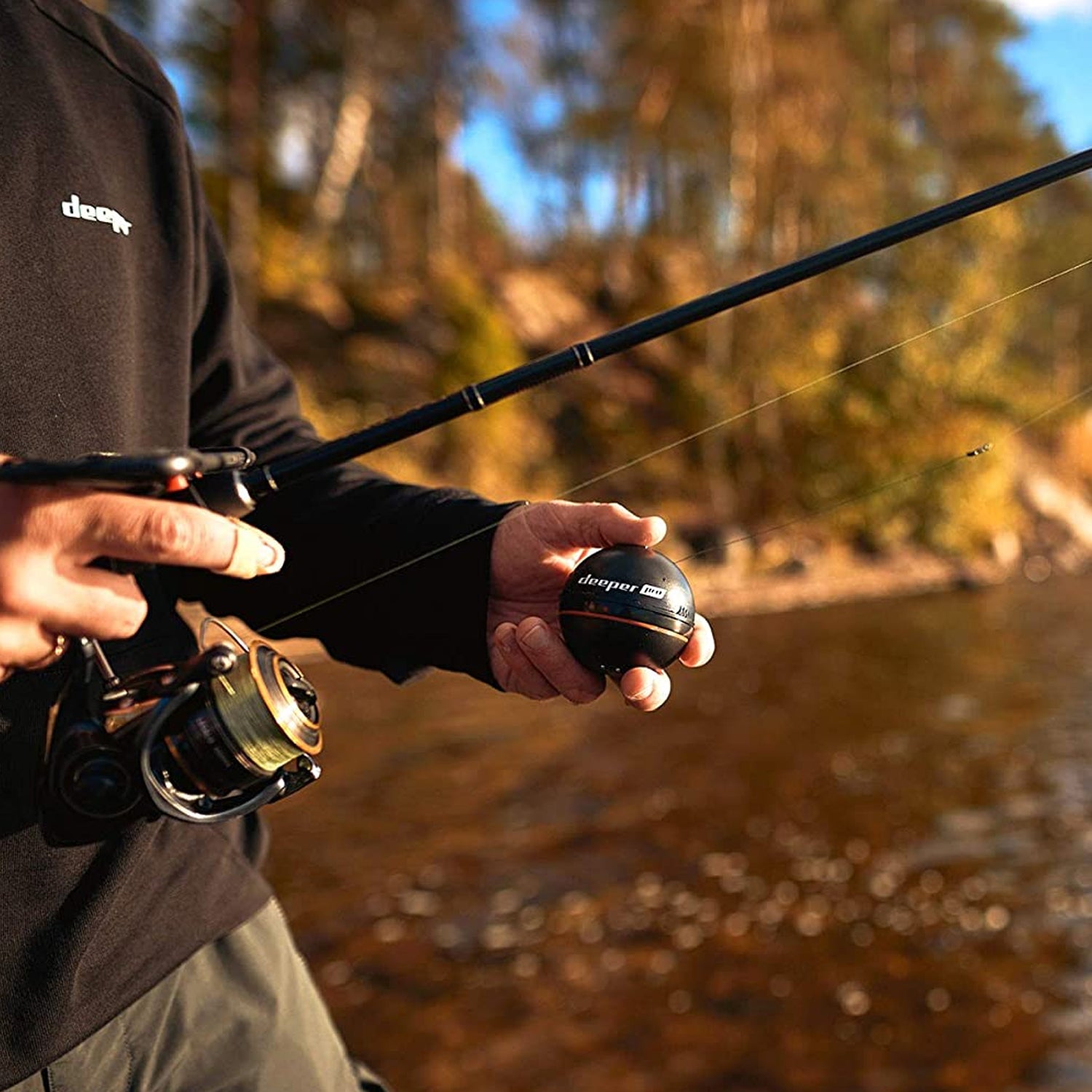 Deeper UAB ITGAM0303 Smart Sonar PRO Plus GPS WiFi Professional Fish Finder Lure