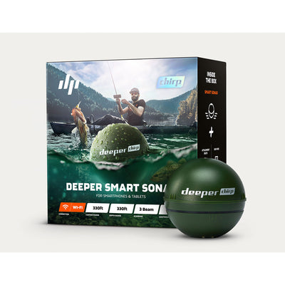Deeper Chirp Smart Sonar Castable Fish Finder, Wireless Depth Finder (Open Box)