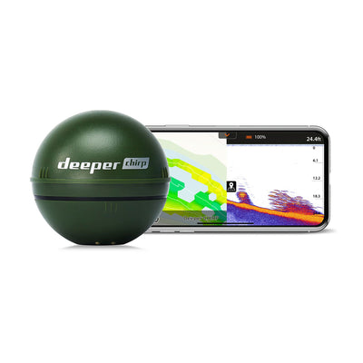 Deeper Chirp Smart Sonar Castable Fish Finder, Wireless Depth Finder (Open Box)