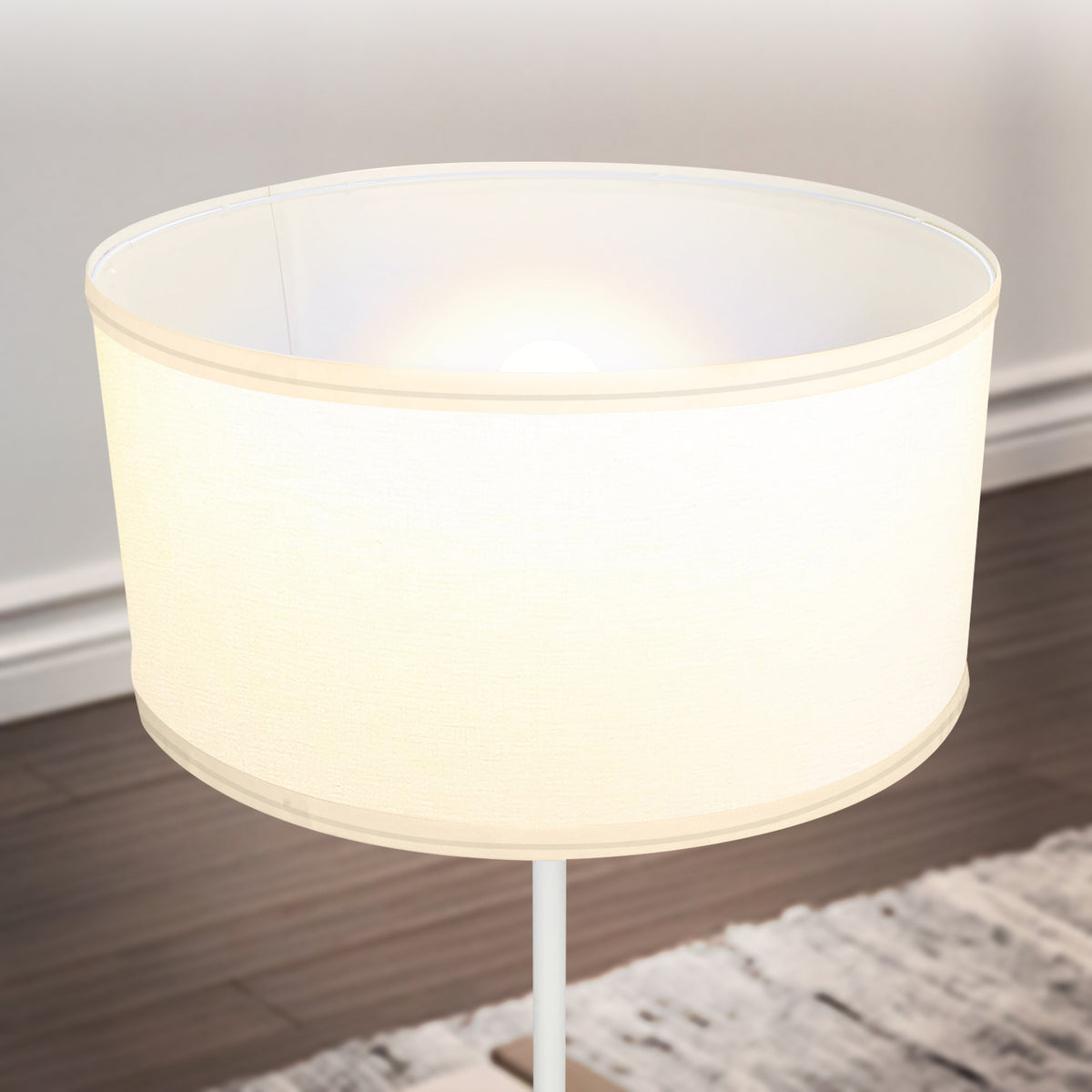 Brightech Telescope Tall Modern Free Standing Floor Lamp w/ LED Light (Open Box)