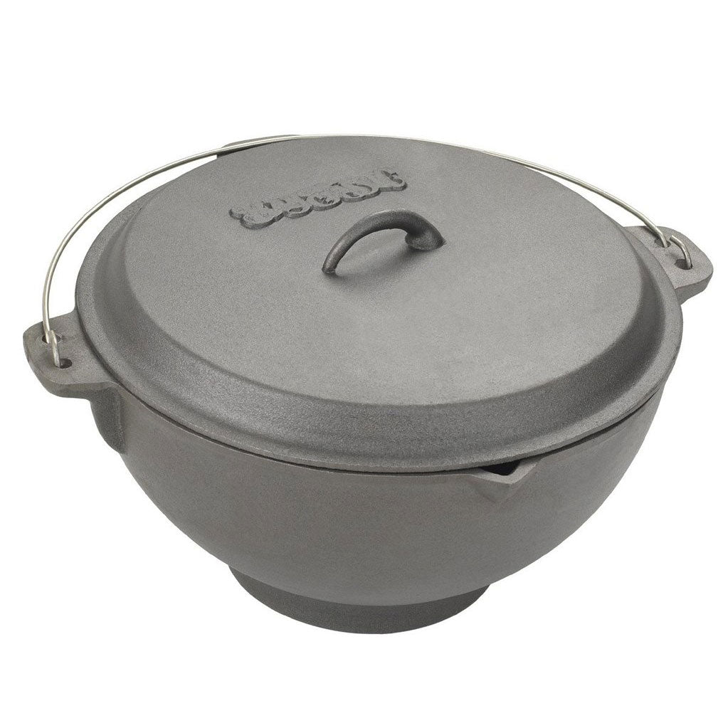 Bayou Classic 2.75 Gal Cooking Domed Cast Iron Jambalaya Pot with Lid (Open Box)