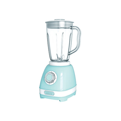 Brentwood Retro 2-Speed and Pulse Electric Blender w/ Glass Jar, Blue (Open Box) - VMInnovations