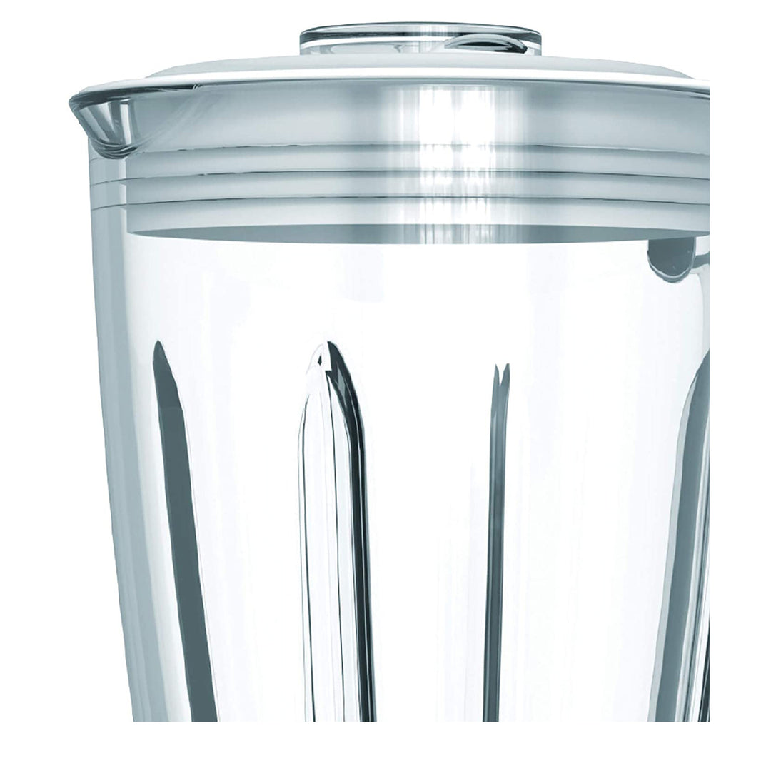 Brentwood Retro 2-Speed and Pulse Electric Blender w/ Glass Jar, Blue (Open Box)