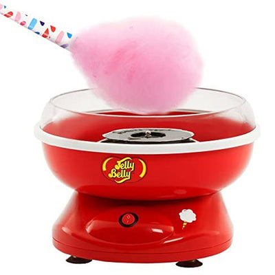 Jelly Belly JB15897 Kitchen Countertop Cotton Candy Carnival Treat Machine, Red