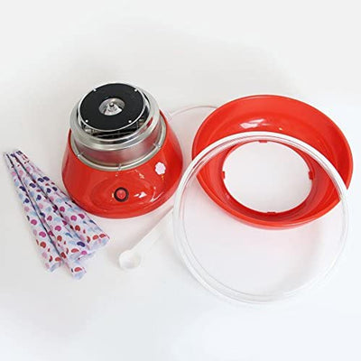 Jelly Belly JB15897 Kitchen Countertop Cotton Candy Carnival Treat Machine, Red