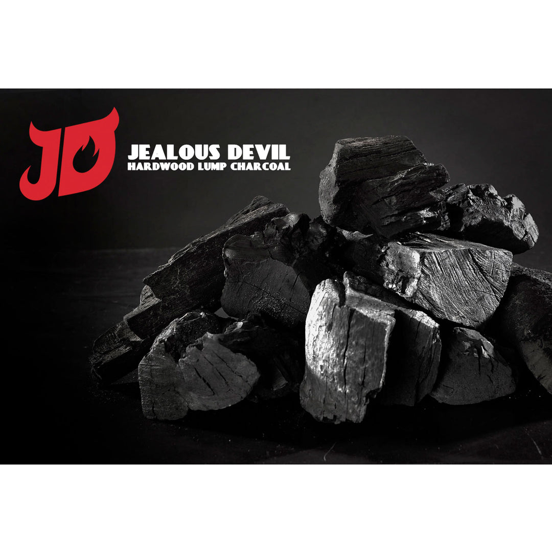 Jealous Devil 100 Percent Natural Hardwood Lump Grill Charcoal, 35 LBS (2 Pack)