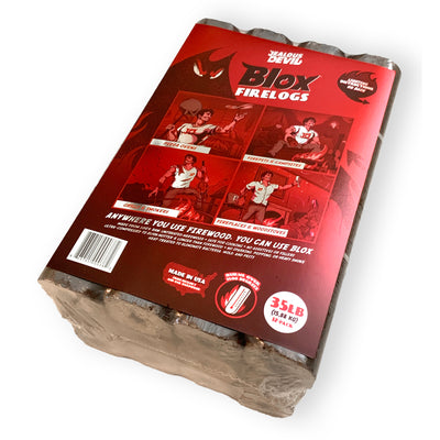 Jealous Devil 12 Hickory/Oak Compressed Logs & 100% Natural Lump Charcoal 20lbs