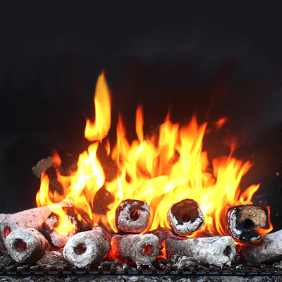 Jealous Devil 12 Hickory/Oak Compressed Logs & 100% Natural Lump Charcoal 20lbs