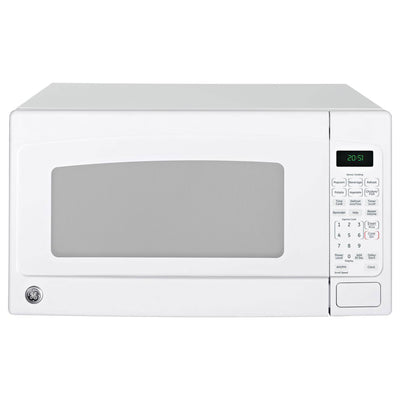 GE 2.0cuft Capacity Countertop Microwave, White (CertifiedRefurbished) (Damaged)