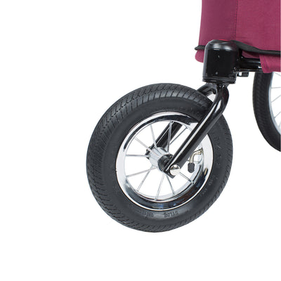 Petique All Terrain Pet Jogger w/ Large Bike Tires, Blazin' Berry (For Parts) - VMInnovations
