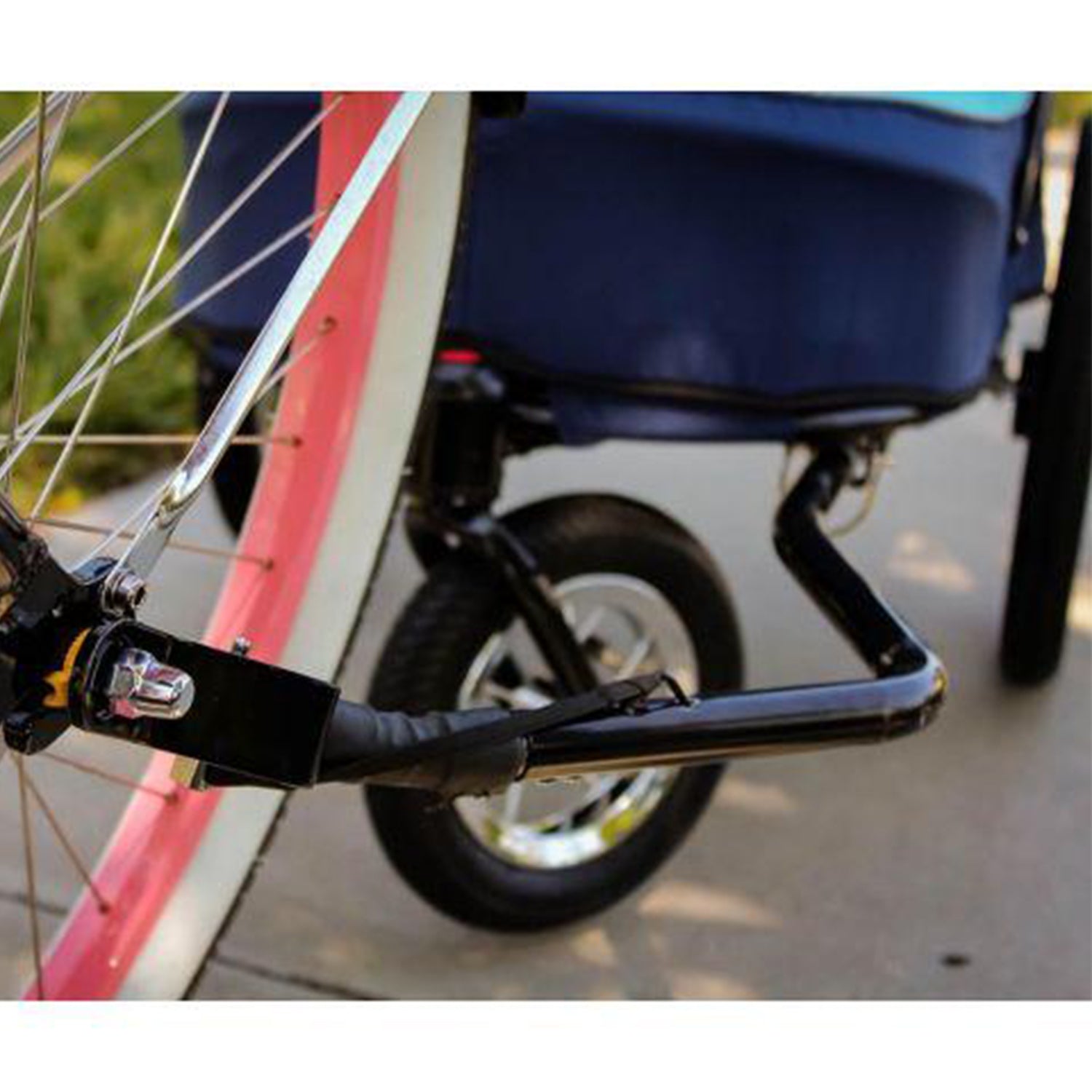 Petique All Terrain Pet Jogger w/ Large Bike Tires, Blazin' Berry (For Parts) - VMInnovations