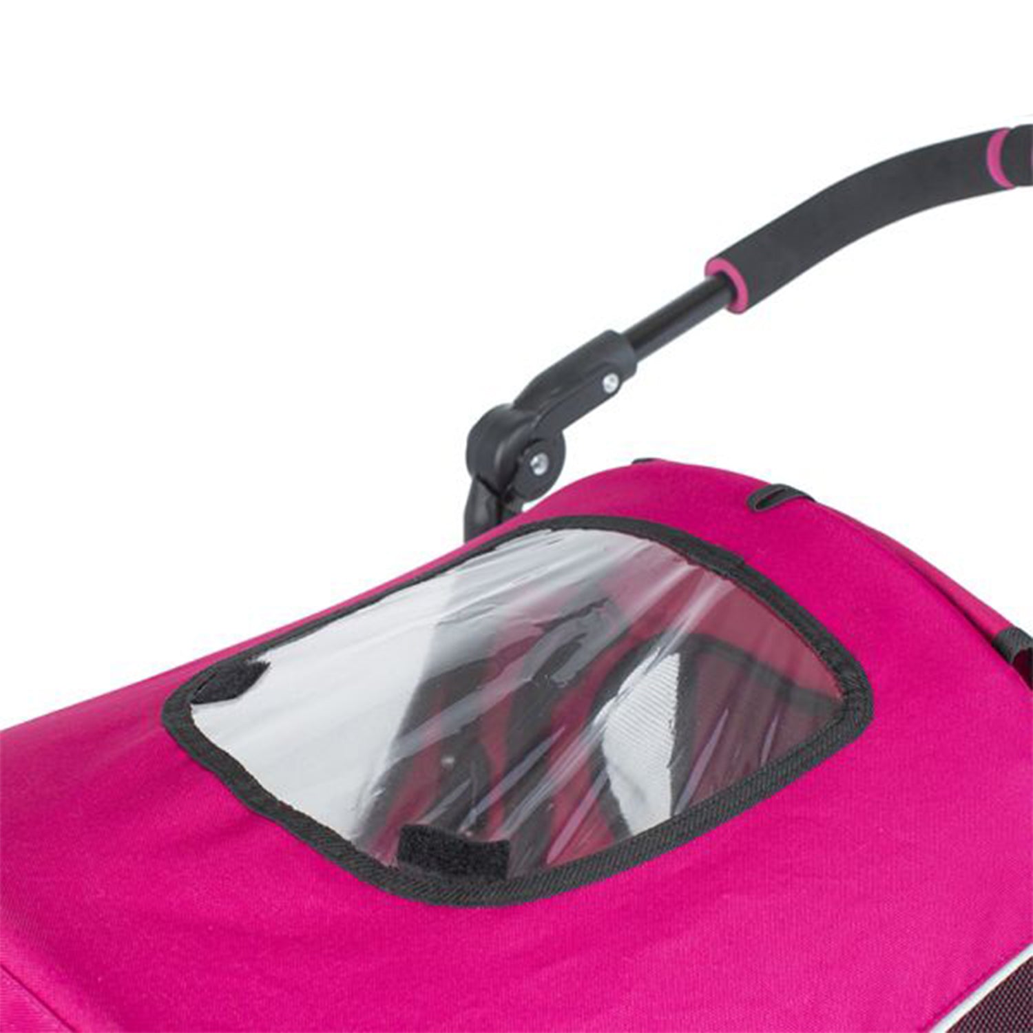 Petique All Terrain Pet Jogger w/ Large Bike Tires, Blazin' Berry (For Parts) - VMInnovations