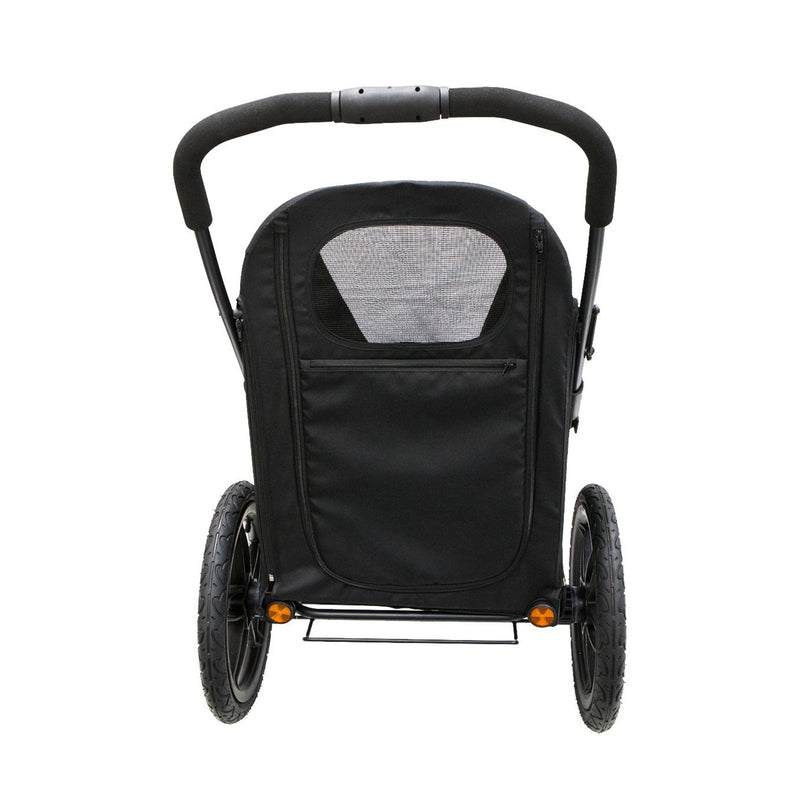 Petique Pet Mobile Breeze Jogger Stroller w/ Mesh Windows for Dogs, Black (Used)