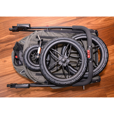 Petique Pet Mobile Breeze Jogger Stroller Cart w/ Mesh Windows, Black (Open Box) - VMInnovations