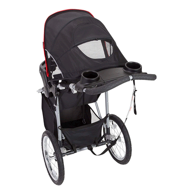 Baby Trend Cityscape Infant Safe Lightweight Jogger Stroller, Jolt Red (OpenBox)