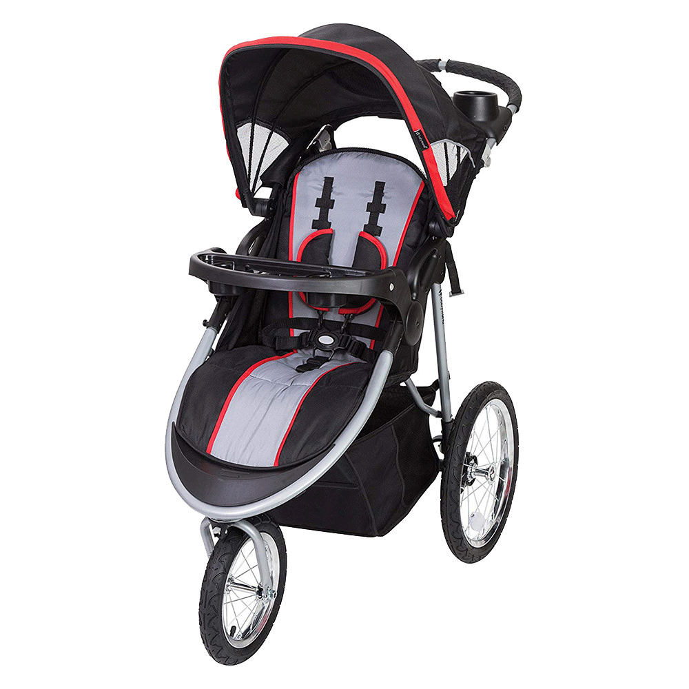 Baby Trend Cityscape Infant Safe Lightweight Jogger Stroller, Jolt Red (OpenBox)