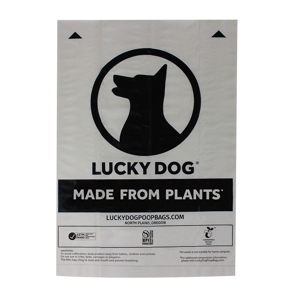 Lucky Dog Ultimate Durable Plant Based Puppy Waste Eco Bags(20 Rolls) (Open Box)