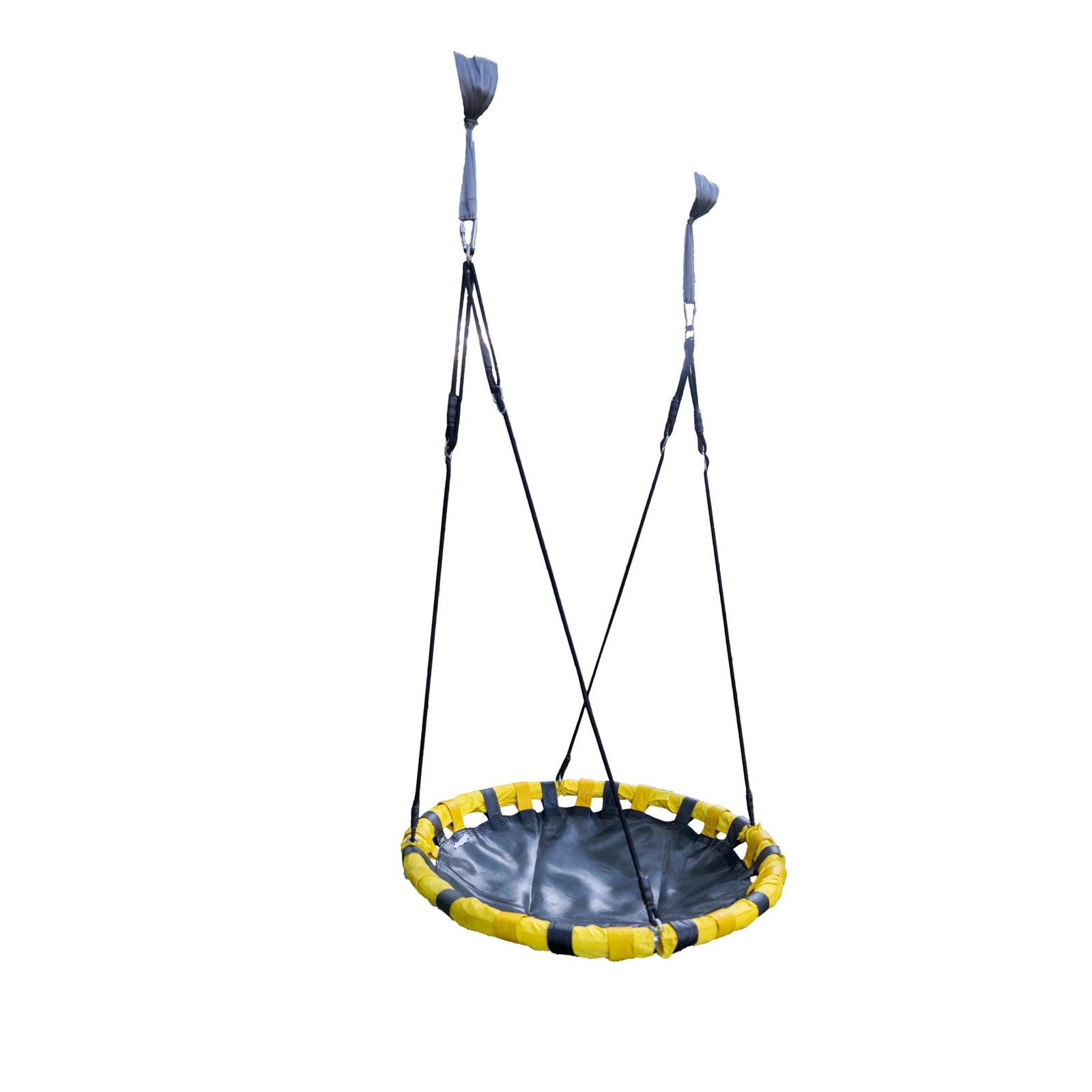 Jumpking JKBK-UFO Backyard 360 Degree Adjustable Height UFO Tree Swing, Yellow - VMInnovations