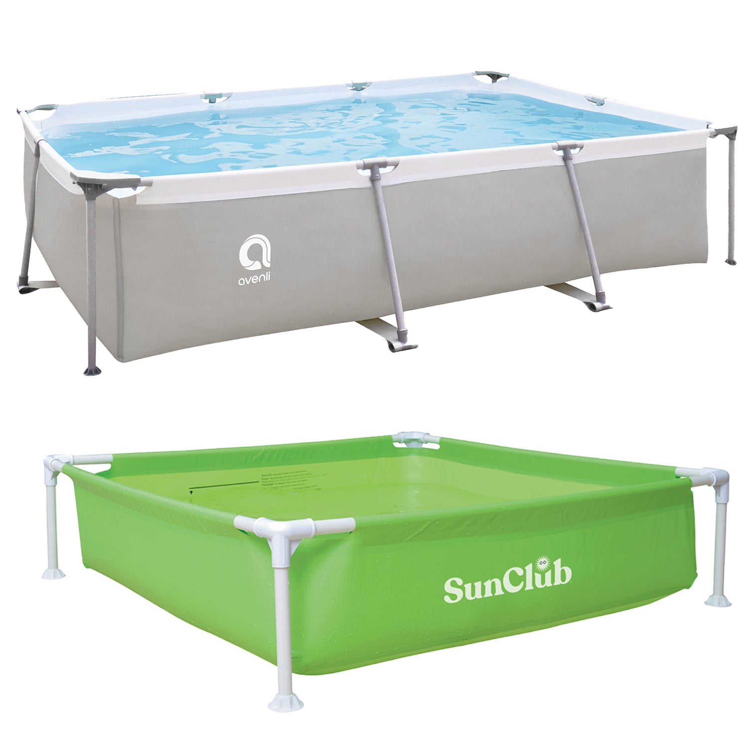 JLeisure 10 x 6.5 Foot and 48 x 13 Inch Above Ground Steel Frame Swimming Pools - VMInnovations