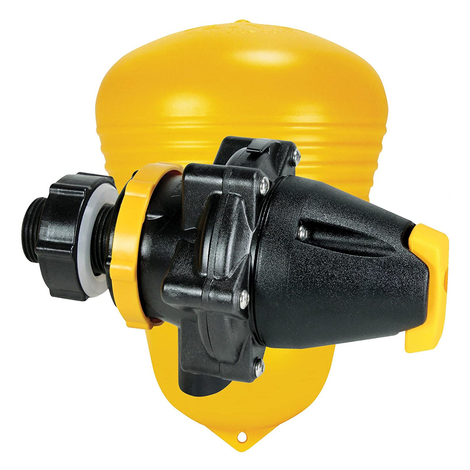 Jobe Valves MFV0100DLT Megaflow Float Trough Valve w/ DLT, 1 Inch Inlet, Yellow
