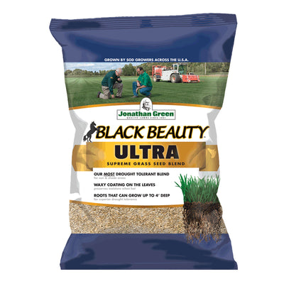 Jonathan Green Black Beauty Ultra Lawn Yard Grass Seed Mix, 25 Pounds (2 Pack) - VMInnovations
