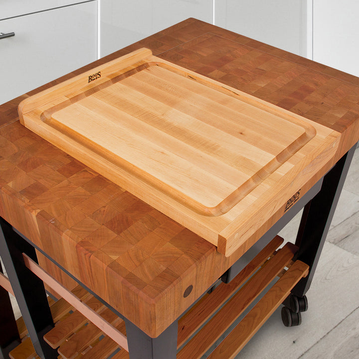John Boos Block 23.75" Wide Square Maple Cutting Board w/ Gravy Groove(Open Box)
